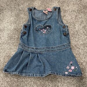 Vintage Girls Faded Glory Denim Dress
